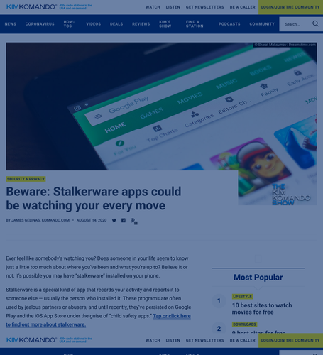 Coverage item thumbnail
