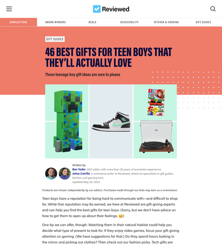 Coverage item thumbnail