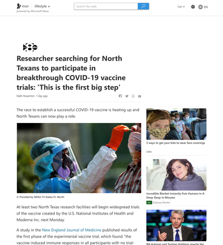 Coverage item thumbnail