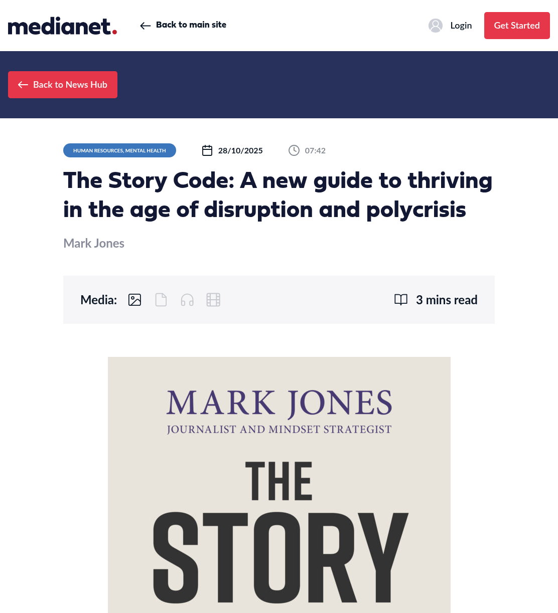 The Story Code, Mark Jones