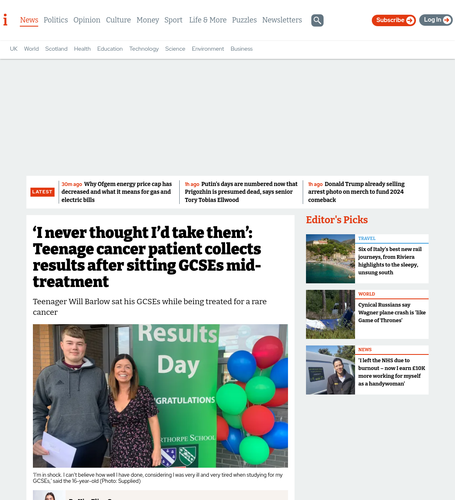 Coverage item thumbnail
